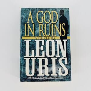 A God In Ruins, a hardcover book / novel by Leon Uris - Good Used Condition